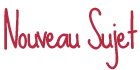 Poster un nouveau sujet