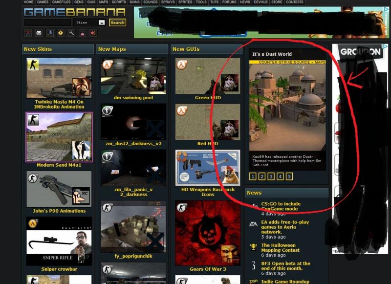 NOTRE MAPPER KES69 en vedette sur gamebanana.com